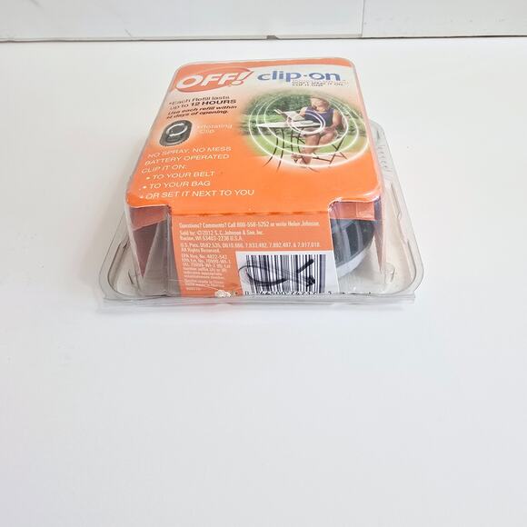 OFF Mosquito Repellent CLIP ON Fan plus Refills Total NEW - Picture 8 of 9